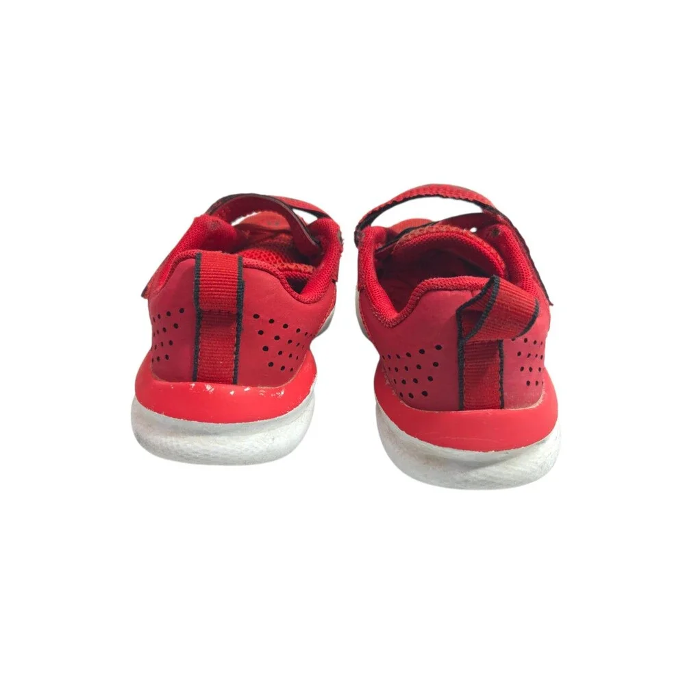 Under Armour Assert 9 Red Mesh Kids Running Shoes Size 1Y 3024851-600